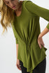 Joseph Ribkoff Asymmetrische Tunika aus feinem Jersey